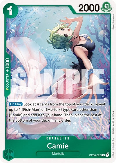 Camie (Wings of the Captain) Near Mint Foil
