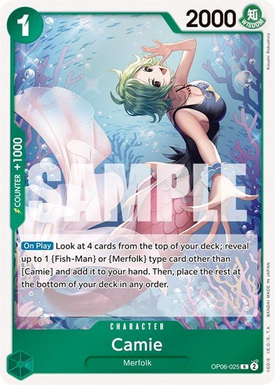 Camie (Wings of the Captain) Near Mint Foil - Nick Nack's Full Frontal Attack