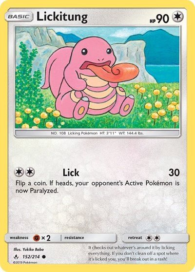 Lickitung (SM - Unbroken Bonds) Near Mint - Nick Nack's Full Frontal Attack