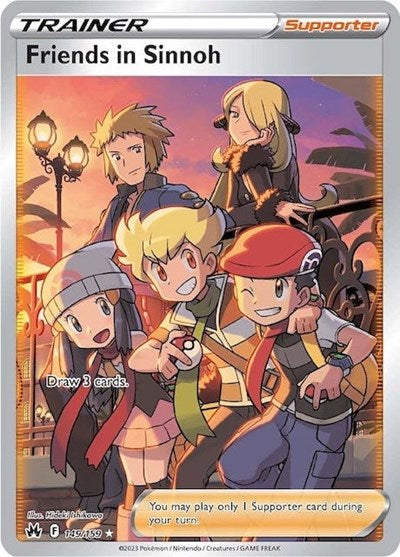 Friends in Sinnoh (Full Art) (Crown Zenith) Near Mint Holofoil