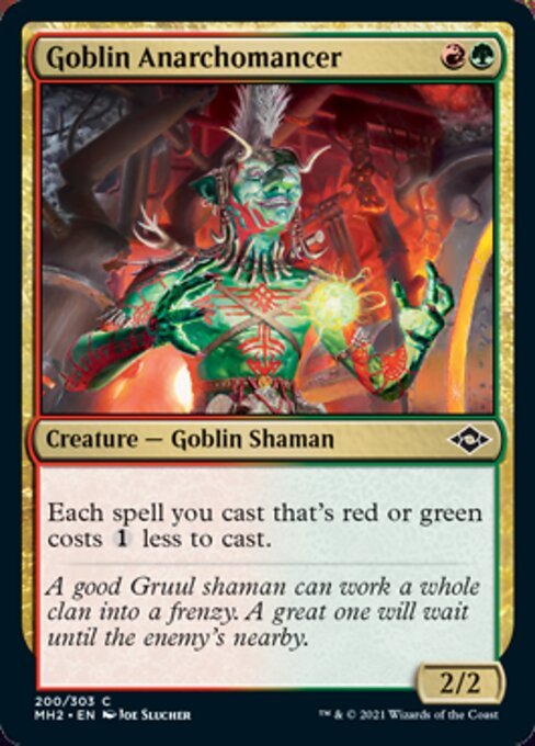 Goblin Anarchomancer (Modern Horizons 2) Light Play Foil - Nick Nack's Full Frontal Attack