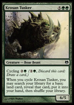 Krosan Tusker (Duel Decks: Heroes vs Monsters) Near Mint - Nick Nack's Full Frontal Attack