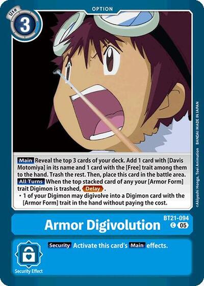 Armor Digivolution (World Convergence) Near Mint - Nick Nack's Full Frontal Attack