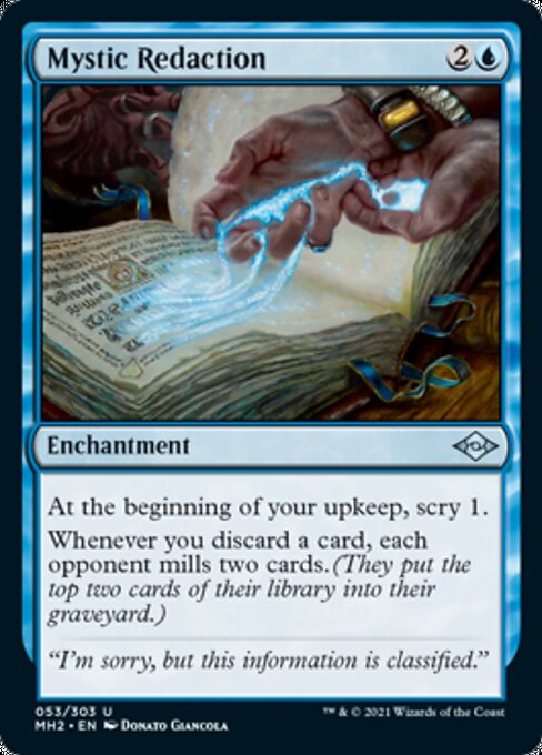 Mystic Redaction (Modern Horizons 2) Near Mint - Nick Nack's Full Frontal Attack