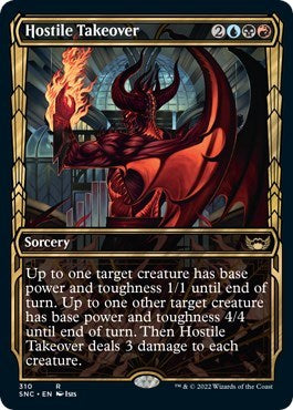 Hostile Takeover (Showcase) (Streets of New Capenna) Near Mint