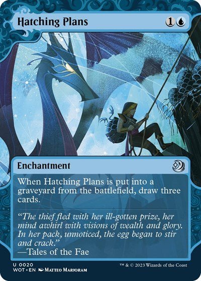 Hatching Plans (Wilds of Eldraine: Enchanting Tales) Near Mint - Nick Nack's Full Frontal Attack