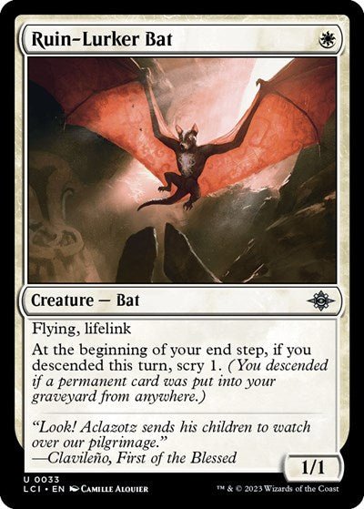 Ruin-Lurker Bat (The Lost Caverns of Ixalan) Near Mint - Nick Nack's Full Frontal Attack