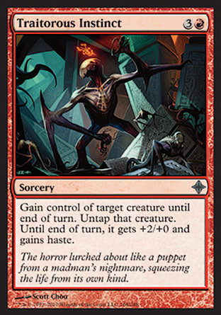 Traitorous Instinct (Rise of the Eldrazi) Light Play
