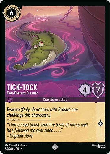 Tick-Tock - Ever-Present Pursuer (Fabled) Near Mint Cold Foil - Nick Nack's Full Frontal Attack