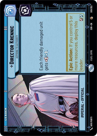 Director Krennic Aspiring to Authority (Spark of Rebellion) Near Mint - Nick Nack's Full Frontal Attack