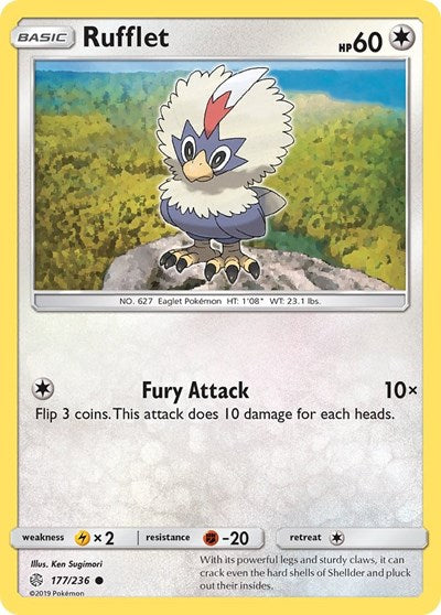Rufflet (SM - Cosmic Eclipse) Near Mint