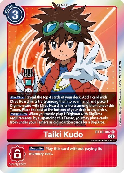 Taiki Kudo (Xros Encounter) Near Mint Foil - Nick Nack's Full Frontal Attack