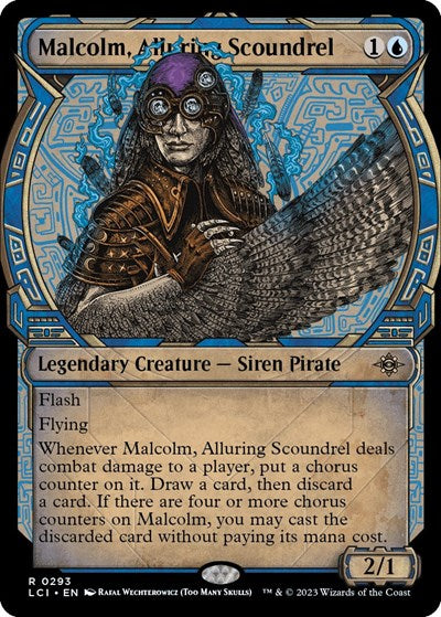 Malcolm, Alluring Scoundrel (Showcase) (The Lost Caverns of Ixalan) Near Mint