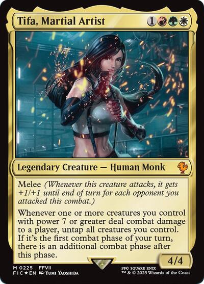 Tifa, Martial Artist (Commander: FINAL FANTASY) Near Mint Foil - Nick Nack's Full Frontal Attack