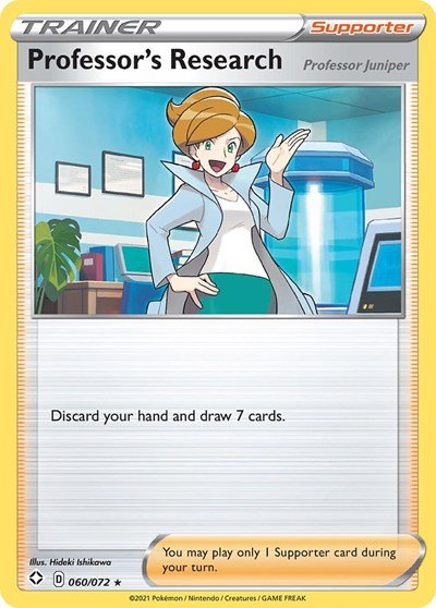 Professor's Research (Shining Fates) Near Mint Reverse Holofoil - Nick Nack's Full Frontal Attack