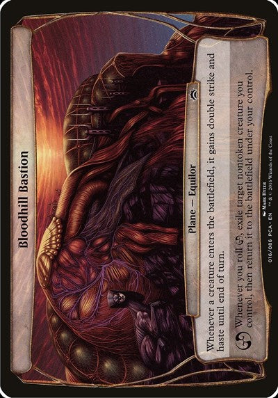 Bloodhill Bastion (Planechase Anthology) (Oversize Cards) Near Mint