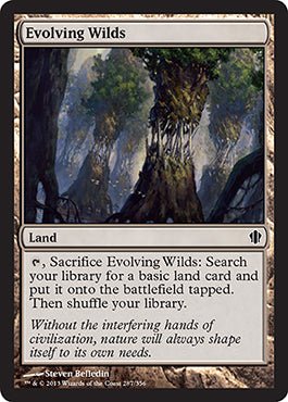 Evolving Wilds (Commander 2013 Edition) Near Mint - Nick Nack's Full Frontal Attack
