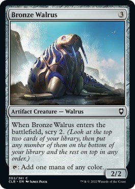 Bronze Walrus (Commander Legends: Battle for Baldur's Gate) Near Mint - Nick Nack's Full Frontal Attack