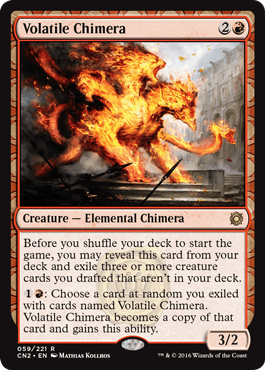 Volatile Chimera (Conspiracy: Take the Crown) Near Mint - Nick Nack's Full Frontal Attack