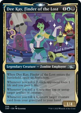 Dee Kay, Finder of the Lost (Showcase) (Unfinity) Near Mint - Nick Nack's Full Frontal Attack