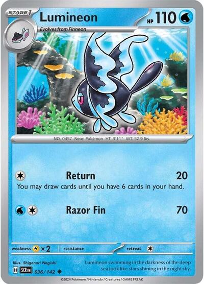 Lumineon (SV07: Stellar Crown) Near Mint
