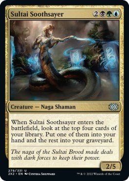 Sultai Soothsayer (Double Masters 2022) Near Mint Foil - Nick Nack's Full Frontal Attack