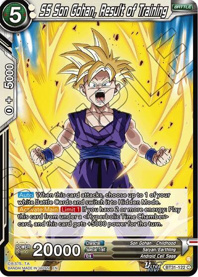 SS Son Gohan, Result of Training (Impact Beyond Dimensions) Near Mint