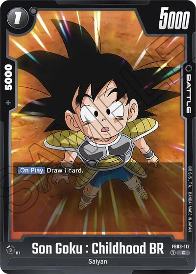 Son Goku : Childhood BR (Raging Roar) Near Mint
