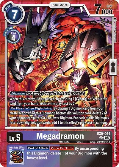 Megadramon (Versus Monsters) Near Mint Foil