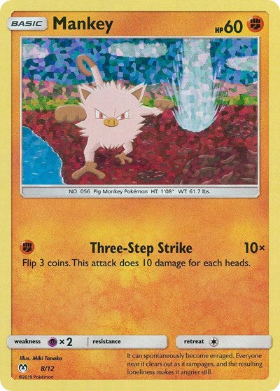 Mankey - 8 (McDonald's Promos 2019) Light Play Holofoil