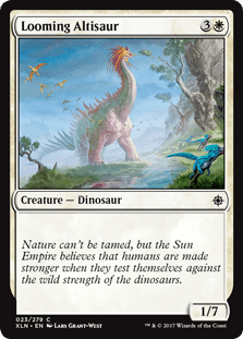 Looming Altisaur (Ixalan) Near Mint - Nick Nack's Full Frontal Attack