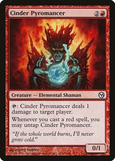 Cinder Pyromancer (Duels of the Planeswalkers) Near Mint - Nick Nack's Full Frontal Attack