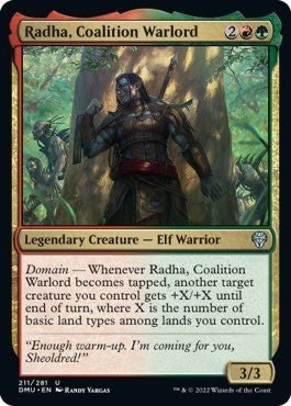 Radha, Coalition Warlord (Dominaria United) Near Mint - Nick Nack's Full Frontal Attack