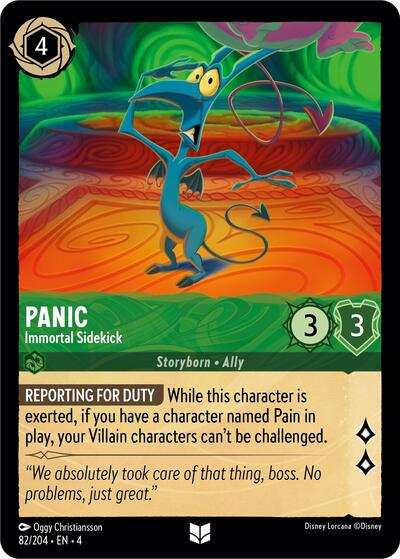 Panic - Immortal Sidekick (Ursula's Return) Near Mint - Nick Nack's Full Frontal Attack