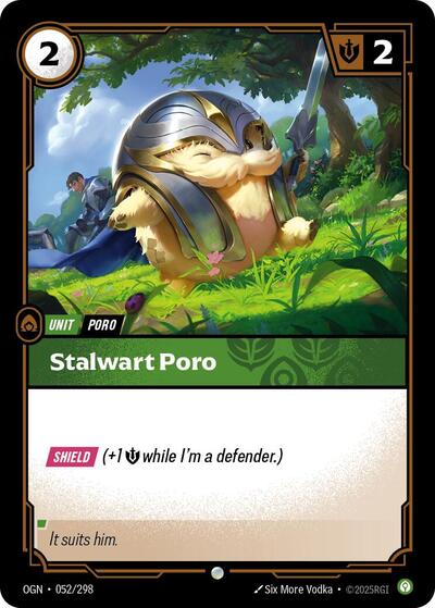 Stalwart Poro (Origins) Near Mint - Nick Nack's Full Frontal Attack