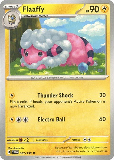 Flaaffy (Scarlet and Violet: Base Set) Near Mint - Nick Nack's Full Frontal Attack