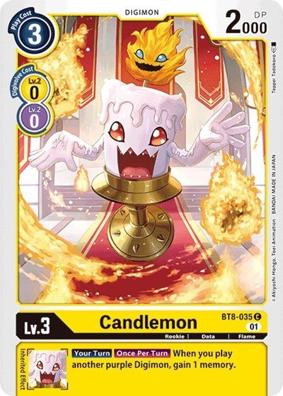 Candlemon (New Awakening) Near Mint - Nick Nack's Full Frontal Attack