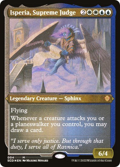 Isperia, Supreme Judge (Foil Etched) (Commander 2022 Starter Decks) Near Mint Foil - Nick Nack's Full Frontal Attack