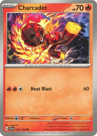 Charcadet - 040 (Scarlet and Violet: Base Set) Near Mint - Nick Nack's Full Frontal Attack