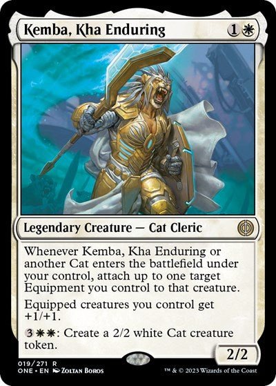 Kemba, Kha Enduring (Phyrexia: All Will Be One) Near Mint - Nick Nack's Full Frontal Attack