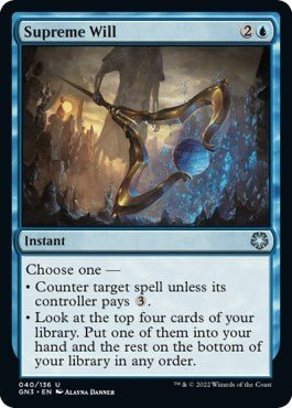 Supreme Will (Magic Game Night: Free - For - All) Near Mint - Nick Nack's Full Frontal Attack