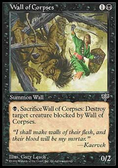 Wall of Corpses (Mirage) Light Play - Nick Nack's Full Frontal Attack