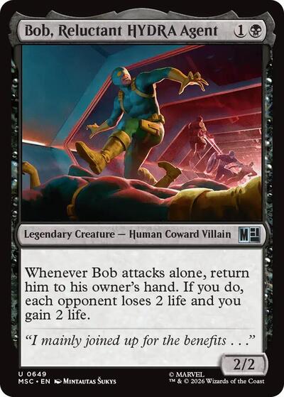 Bob, Reluctant HYDRA Agent (Commander: Marvel Super Heroes) Near Mint