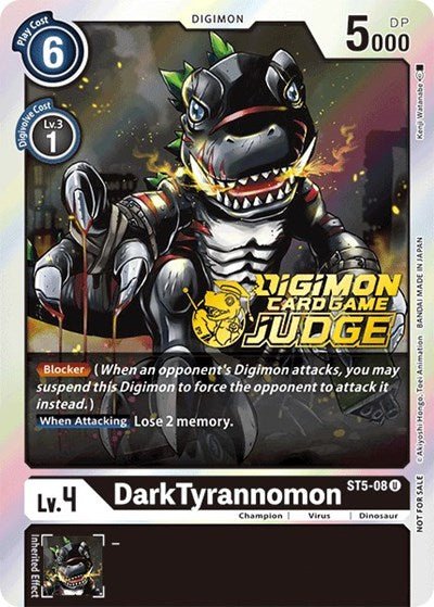 DarkTyrannomon (Judge Pack 1) (Starter Deck 05: Machine Black) Near Mint Foil - Nick Nack's Full Frontal Attack
