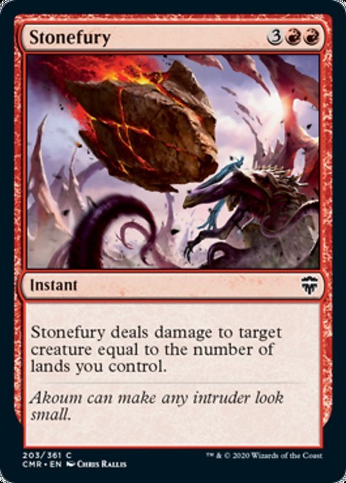 Stonefury (Commander Legends) Near Mint - Nick Nack's Full Frontal Attack