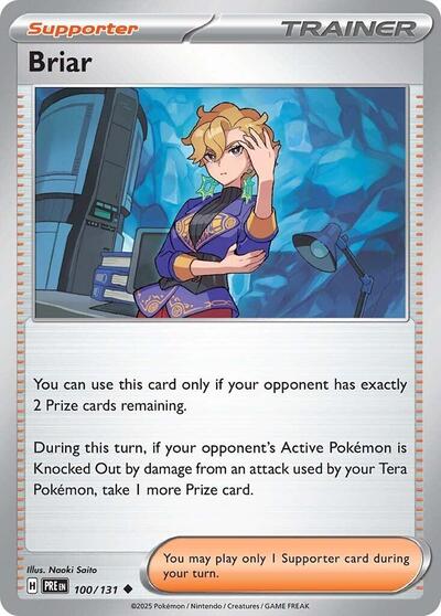 Briar (SV: Prismatic Evolutions) Near Mint - Nick Nack's Full Frontal Attack