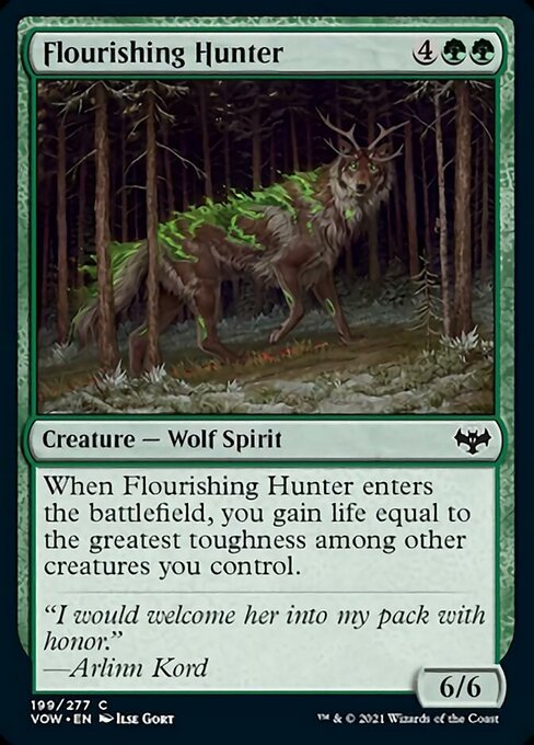 Flourishing Hunter (Innistrad: Crimson Vow) Near Mint - Nick Nack's Full Frontal Attack