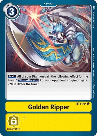 Golden Ripper (Release Special Booster) Near Mint - Nick Nack's Full Frontal Attack