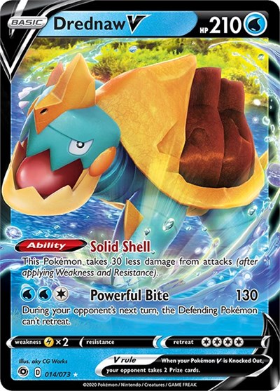 Drednaw V (Champion's Path) Near Mint Holofoil