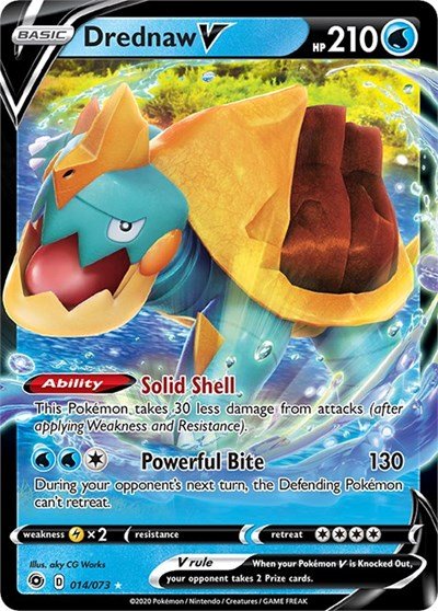 Drednaw V (Champion's Path) Near Mint Holofoil - Nick Nack's Full Frontal Attack
